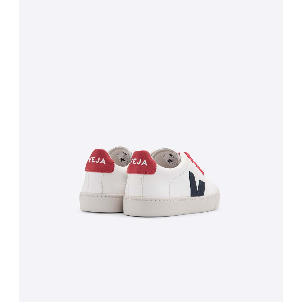 Veja ESPLAR LACE CHROMEFREE Tornacipő Gyerek White/Black/Red | HU 821BEX